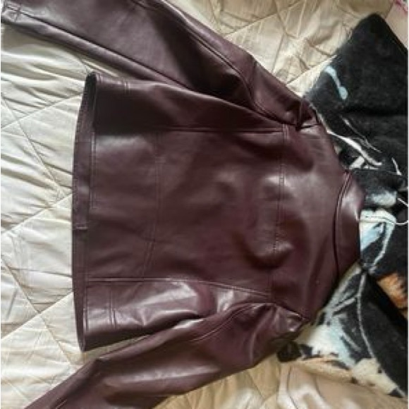 Leather jacket by Shelli segal - Picture 2 of 3
